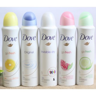 Xịt Khử Mùi Toàn Thân Dove 150ml USA