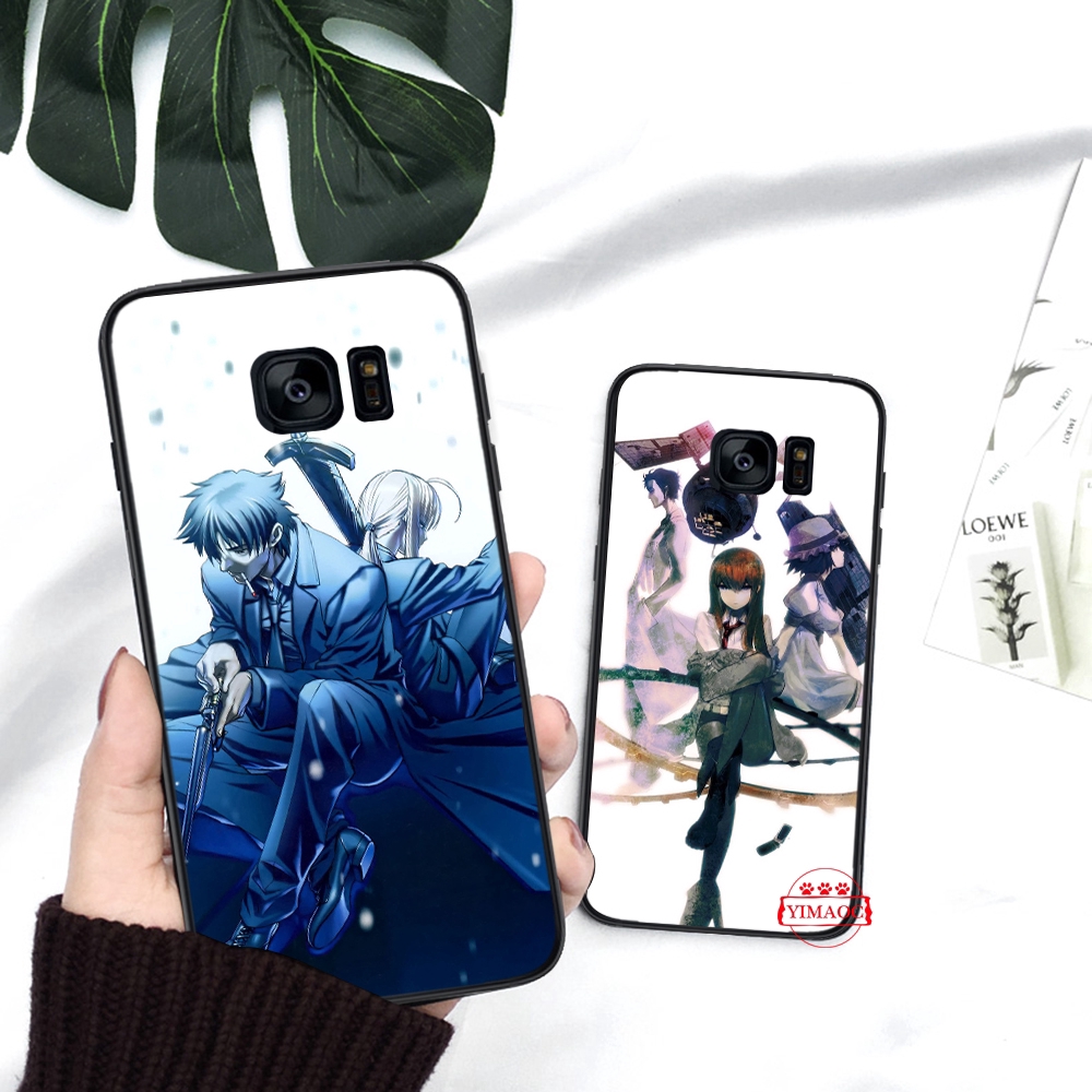 Ốp Điện Thoại Mềm Hình Anime Steins Gate 284c Cho Samsung S6 S7 Edge S8 S9 S10 Plus S10E