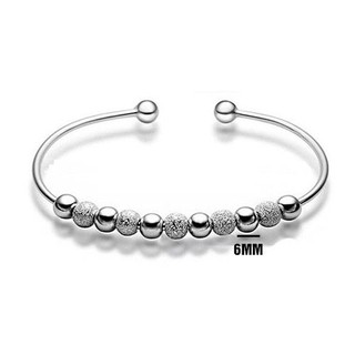 Lắc tay bi mạ bạc thời trang