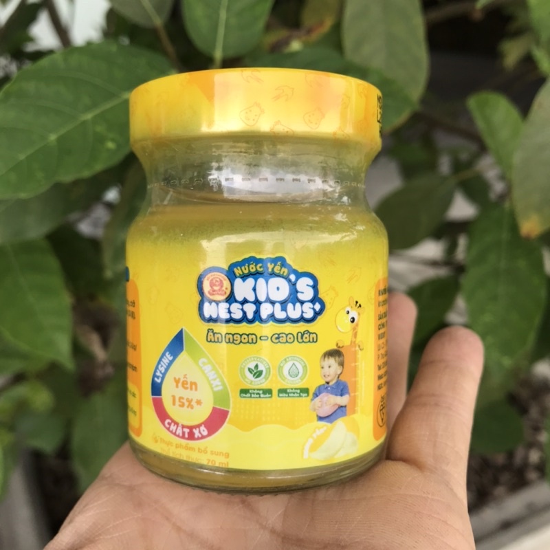 Lọ Yến Sào Cao Cấp Thiên Việt Kid's Nest Plus+ 70ml (hàng khuyến mại)