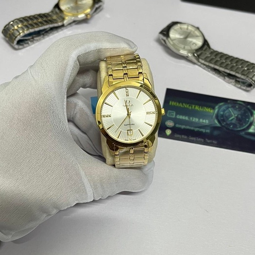 Đồng Hồ 0mega-802M Nam 38mm, Máy Nhật, Kính Sapphire