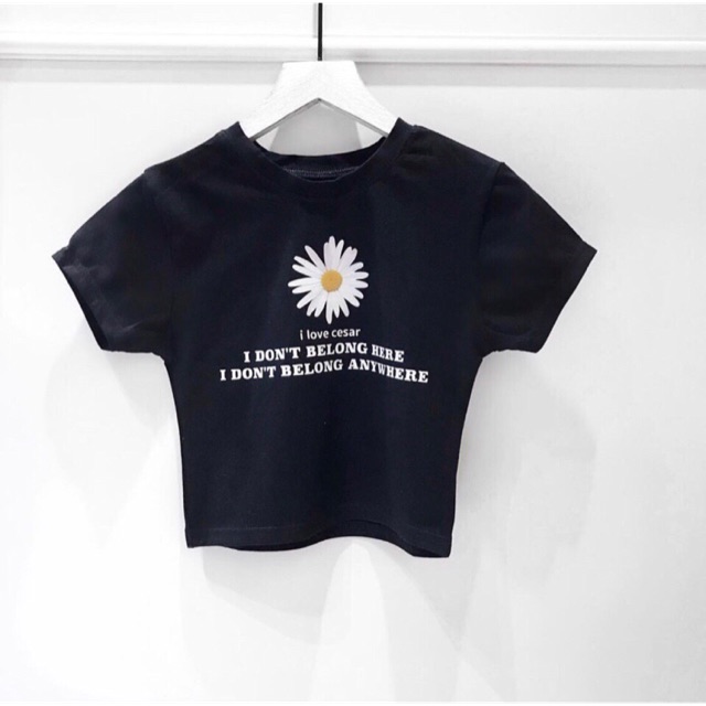 CropTop Bông Cúc Thêu ( Hình Thật) | BigBuy360 - bigbuy360.vn