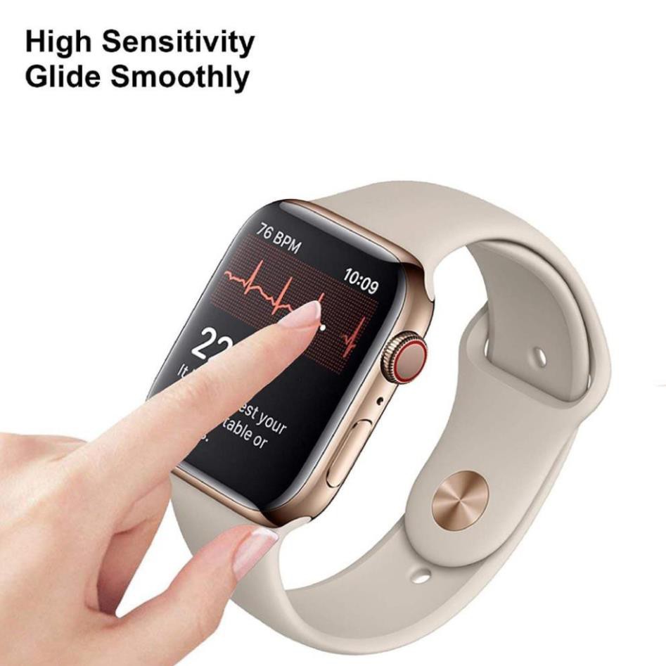 Kính cường lực 3D dán bảo vệ màn hình đồng hồ thông minh Apple iWatch 38mm 42mm