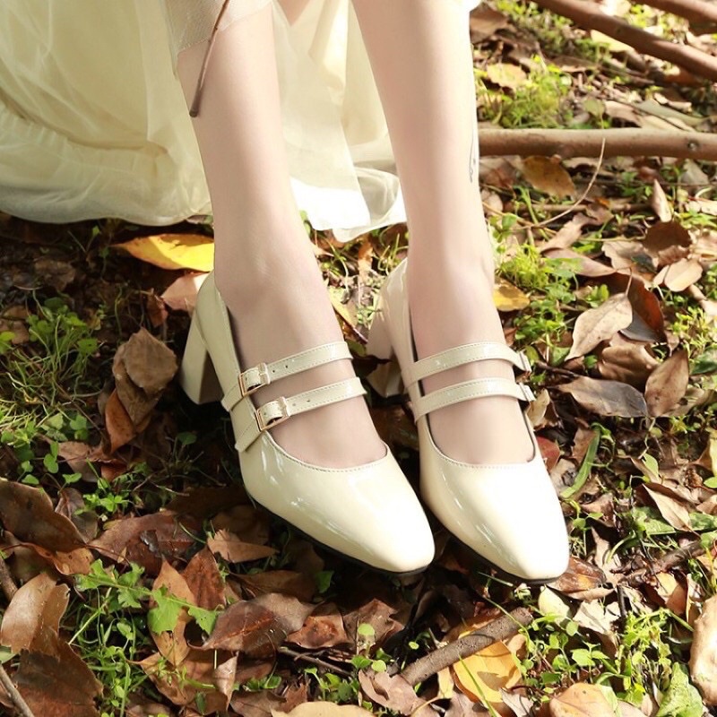 Sẵn _ Giày Mary Jane quai ngang 3 màu siêu xinh