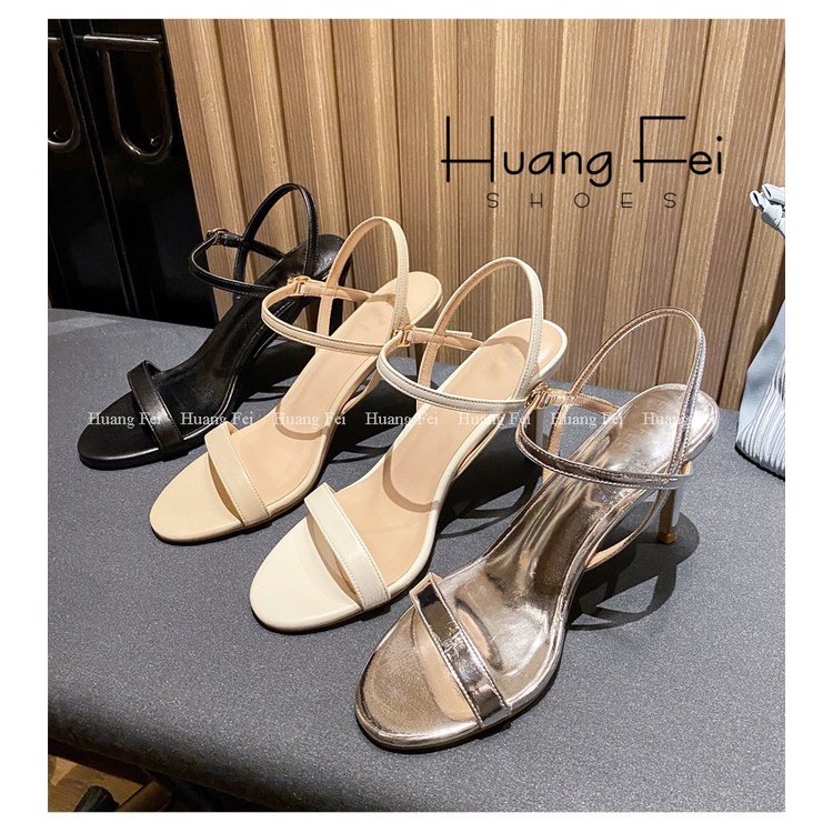Giày sandal cao gót quai mảnh mã HF16 gót cao 7p