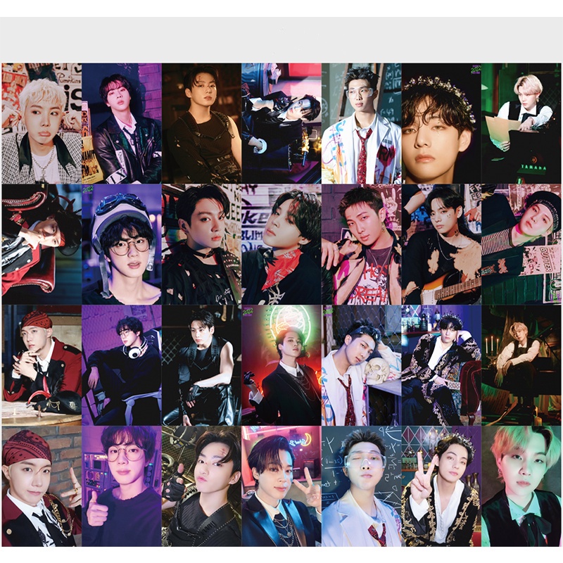 Hộp 54 Ảnh Thẻ Lomo In Hình Nhóm Nhạc BTS Bangtan Boys 2022