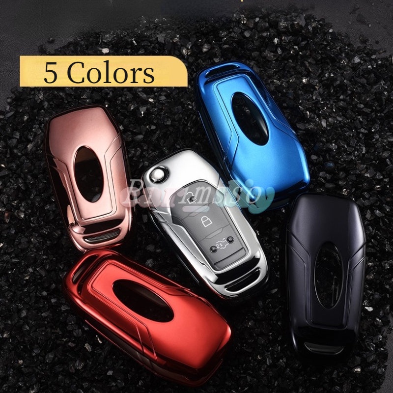 Vỏ Chìa Khóa 3 Nút Bấm Cao Cấp Cho Ô Tô Ford Fusion Fiesta Escort Mondeo Everest Ranger 2019 S Max Kuga 2