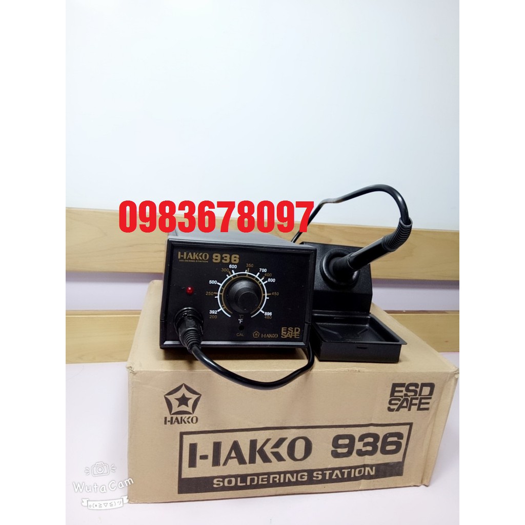 Trạm hàn hakko 936 Có điều chỉnh nhiệt độ tiện dụng