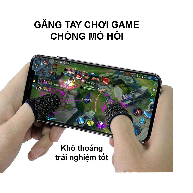 1 Đôi Găng Tay Bọc Ngón Chơi Game Chống Thầm Mồ Hôi Siêu Đã I Mềm Mượt I Thoáng Khí