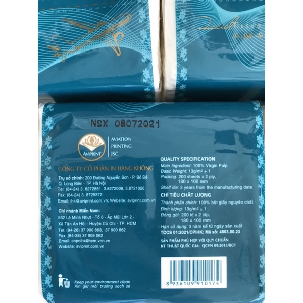 KHĂN GIẤY RÚT HÀNG KHÔNG AviTissue