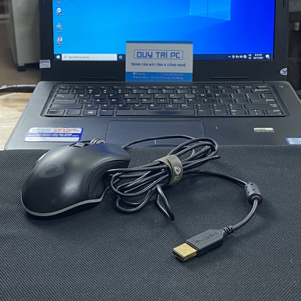 Chuột gaming màu đen Dareu EM905 4000DPI, Led RGB