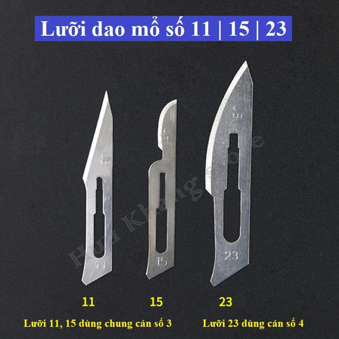 Cán dao mổ | Lưỡi dao số 11 | 23