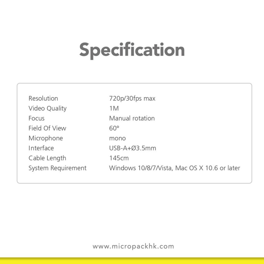 Webcam Micro Mwb-11 Hd 720p Cho Máy Tính | BigBuy360 - bigbuy360.vn