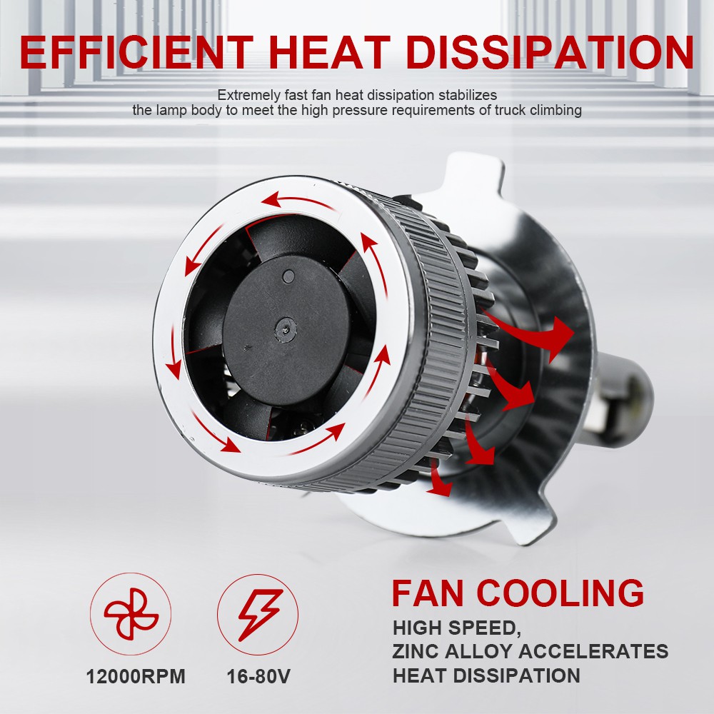 UNI-SHINE  Đèn pha LED siêu H4 H7 LED Canbus H11 HB3 HB4 9005 9006 H1 Bóng đèn ô tô Bóng đèn sương mù 12V 100W 6000K 20000LM