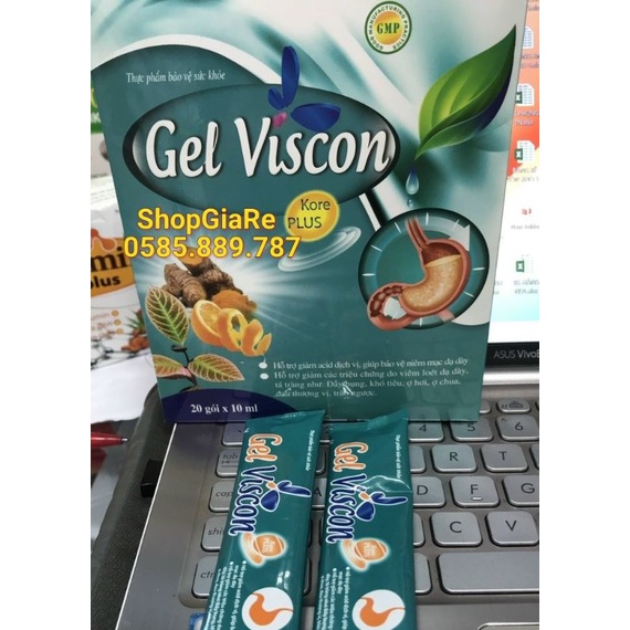 Gel Viscon Kore Plus giảm viêm loét dạ dày tá tràng, Người viên đau dạ dày, hành tá tràng, trào ngược dạ dày thực quản