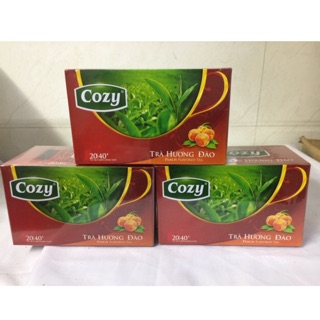 TRÀ COZY TÚI LỌC VỊ ĐÀO HỘP 20gói