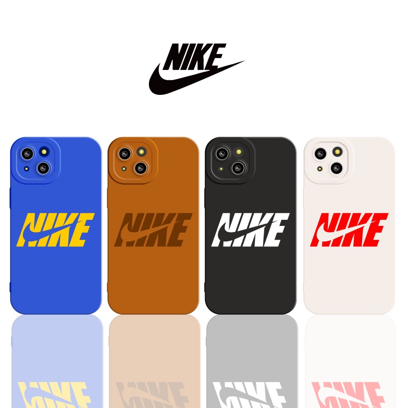 Ốp điện thoại silicone in hình logo Nike thích hợp cho iPhone 13 Pro MAX 12 Pro MAX 11 Pro MAX 7 8 Plus X XS MAX