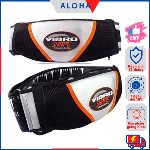 Đai Giảm Mỡ Bụng- Đai Massage Vibro Shape USA, 2 Chế Độ Quấn Nóng &amp; Lạnh, Giảm Mỡ Bụng Nhanh Chóng