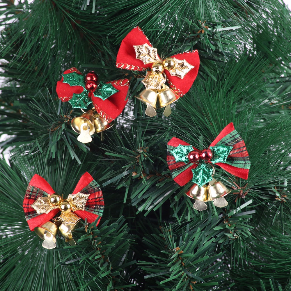 [ Christmas tree bow bell Xmas tree pendant decoration for Home  Wedding Party Xmas New Year scene Accessories ]