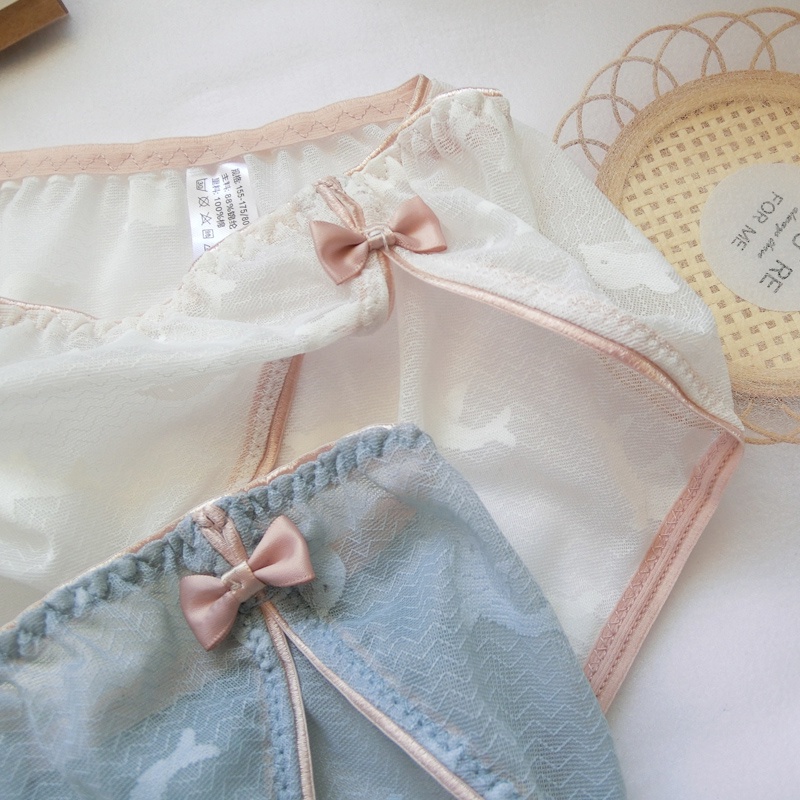 Quần Lót Ren Nữ Họa Tiết Cá Heo Mềm Mịn Thoáng Mát P309