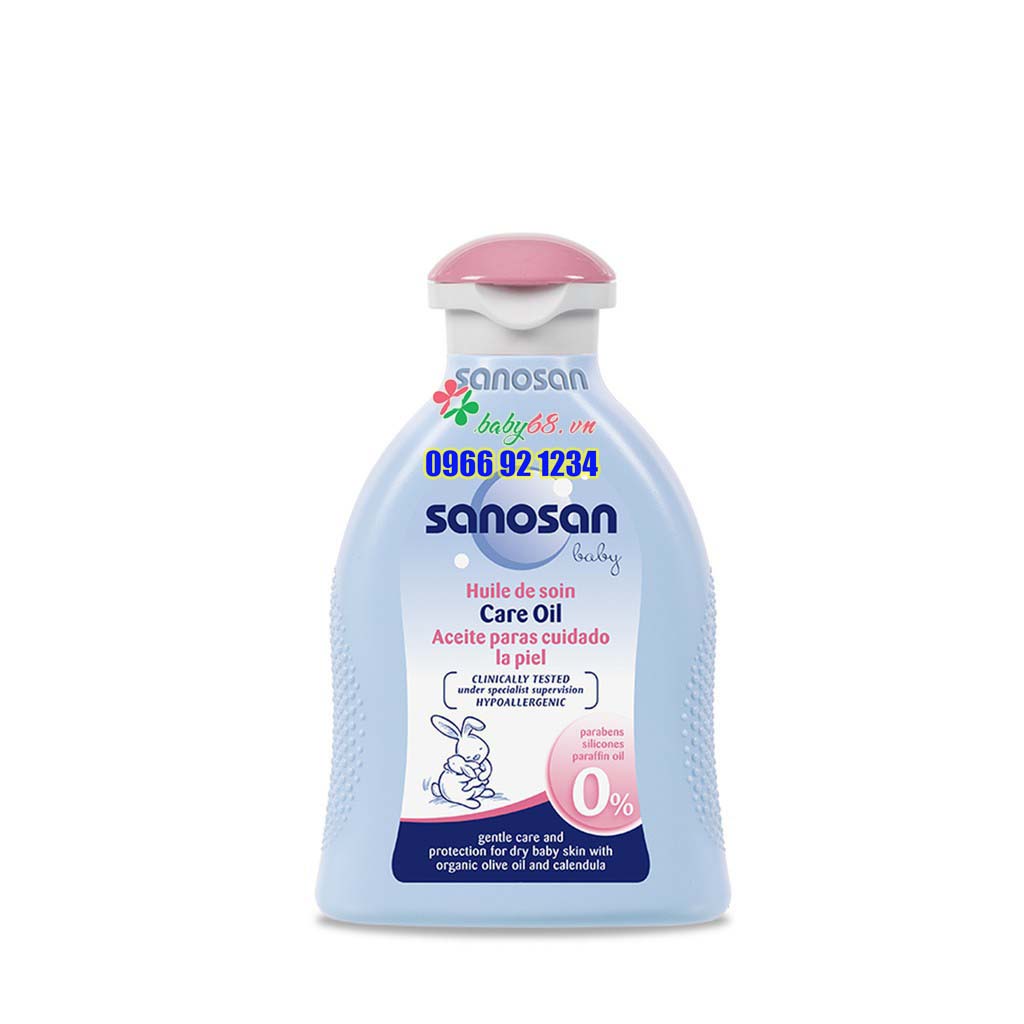 Dầu mát-xa Sanosan chiết xuất olive hữu cơ 200ml