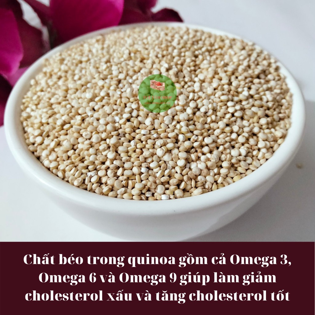 [Sale] 500gr Hạt Diêm Mạch Quinoa Trắng Hữu Cơ Có Chứng Nhận Markal Làm Sữa Nấu Ăn Hay Làm Đồ Ăn Dặm