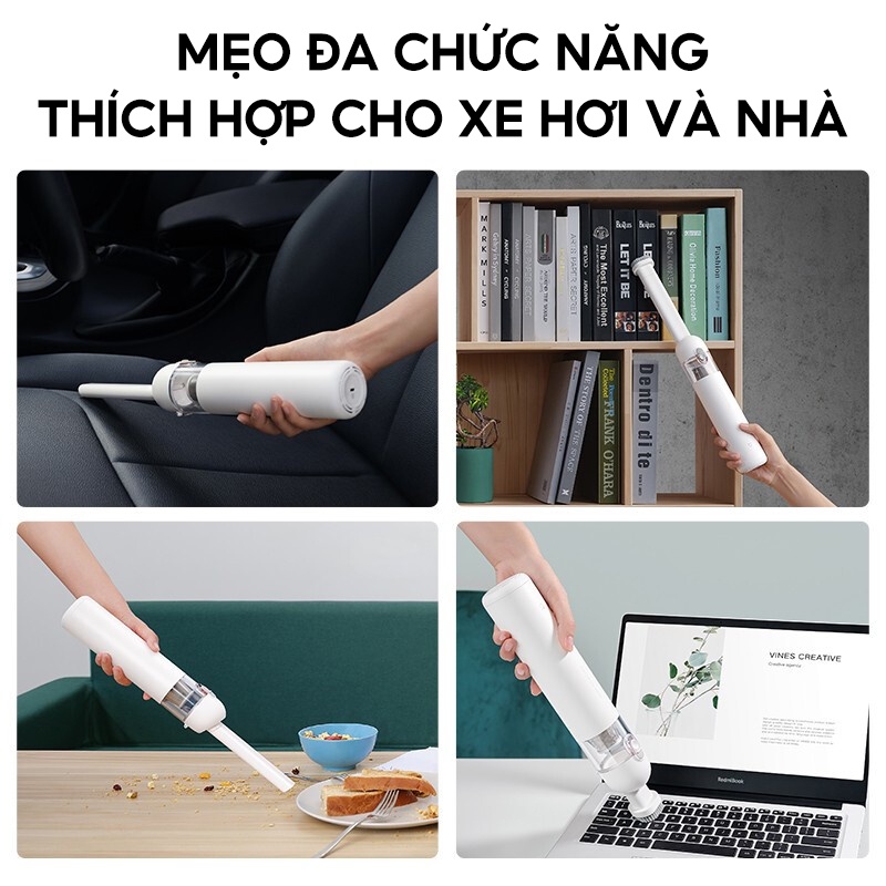 Máy hút bụi ô tô Cầm Tay Xiaomi Mijia Lực Hút Siêu Mạnh 13000Pa 120W