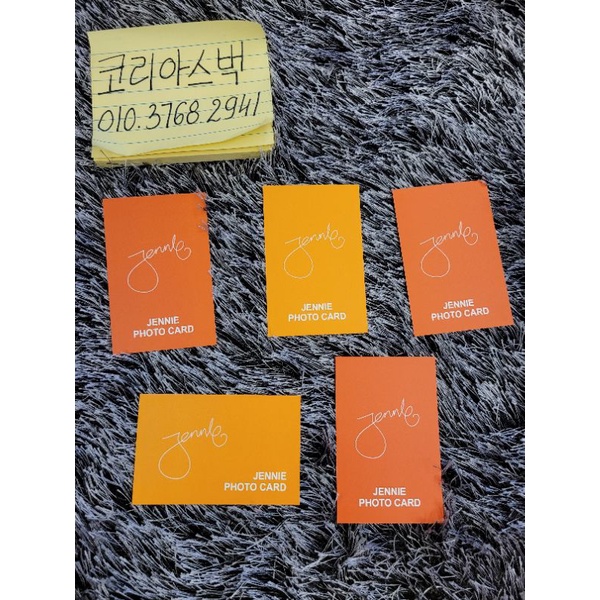 SET 5 ẢNH PHOTOCARD JENNIE QUẢNG CÁO VITA 500