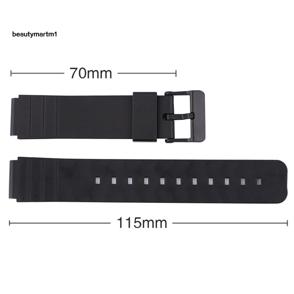 Dây Đeo Silicone Mềm Chống Mồ Hôi Thoáng Khí Cho Đồng Hồ Thể Thao Casio MW-59MQ-24MQ-27MQ-76 Beautymartm1