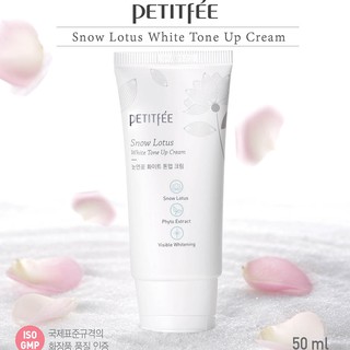 Kem Dưỡng Sáng Da Nâng Tông Tức Thì - HÀN QUỐC - Petitfee Snow Lotus White Tone Up Cream