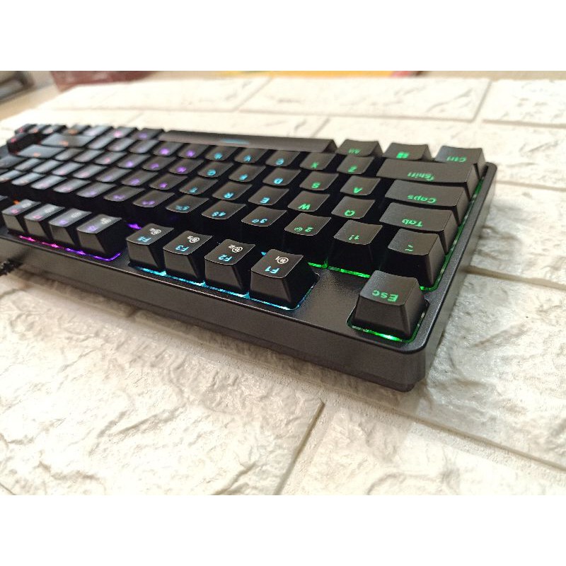 Bàn phím cơ DareU EK87 Multi LED Brown switch