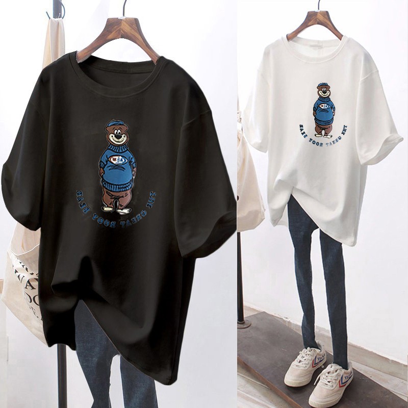 NRVP Áo Thun Tay Ngắn In Hình Thời Trang Hè 2020 Dành Cho Nữ