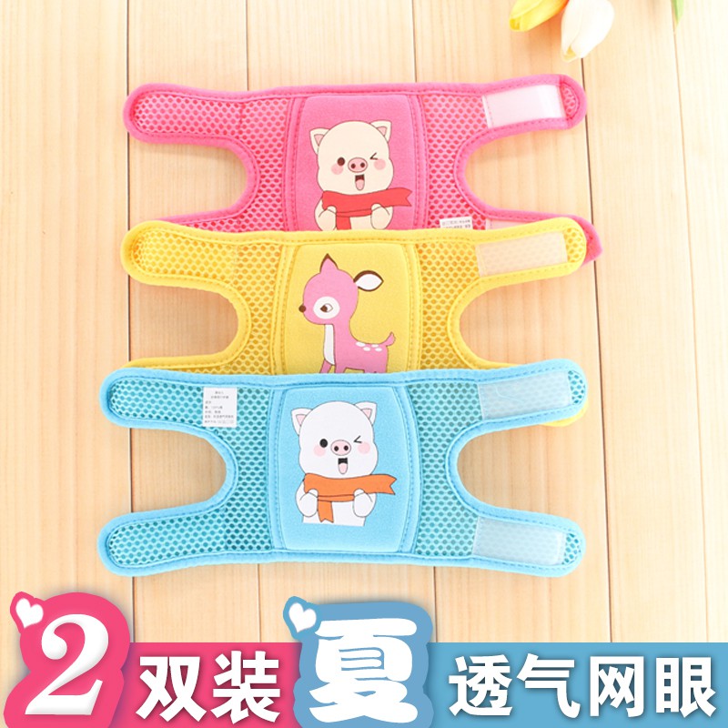 2 Pairs/pack Baby Crawling Knee Pad Summer Safety Knee Guard Breathable Toddlers Kid Safety Mesh Knee Pads Child Knee Crawling Protection Pelapik Lutut Knee Protector Non Slip