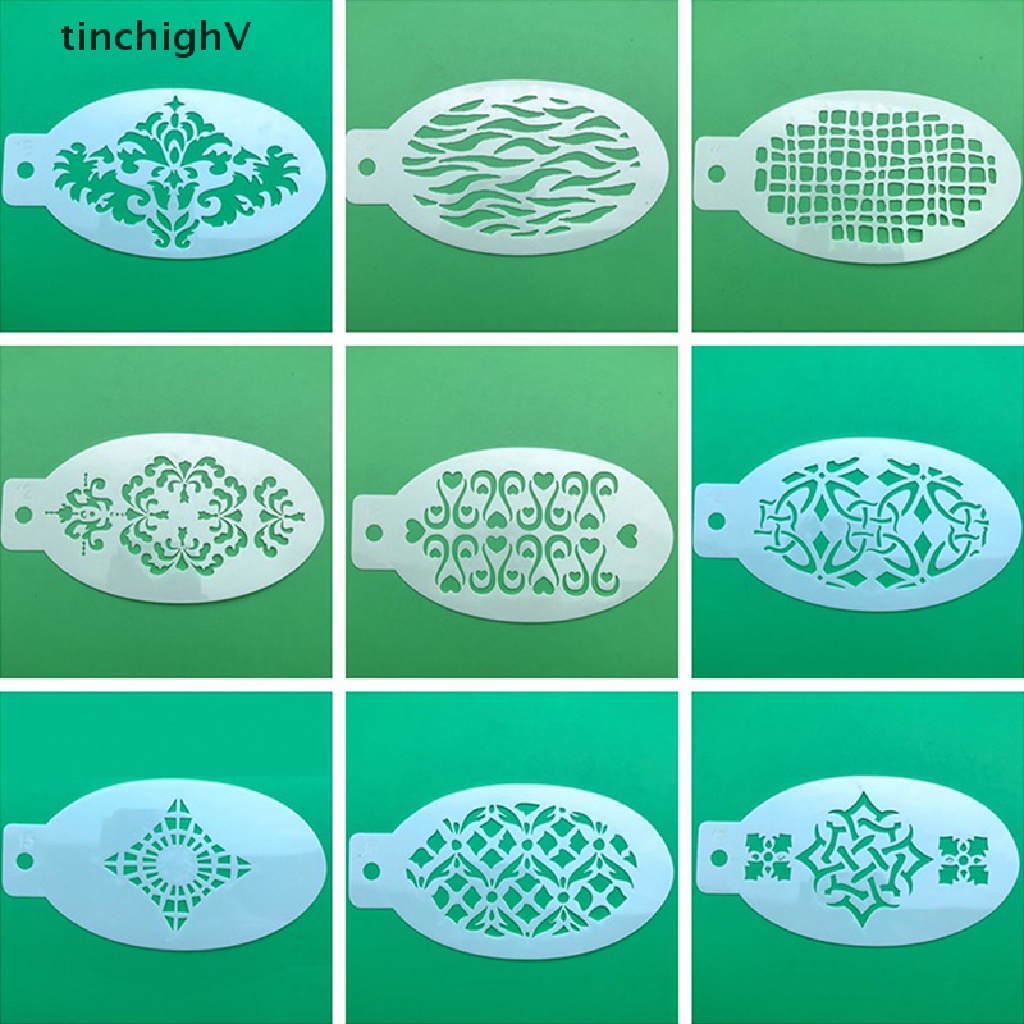 Set 42 Khuôn Vẽ Mặt / Cơ Thể Trang Điểm Tiệc Halloween DIY