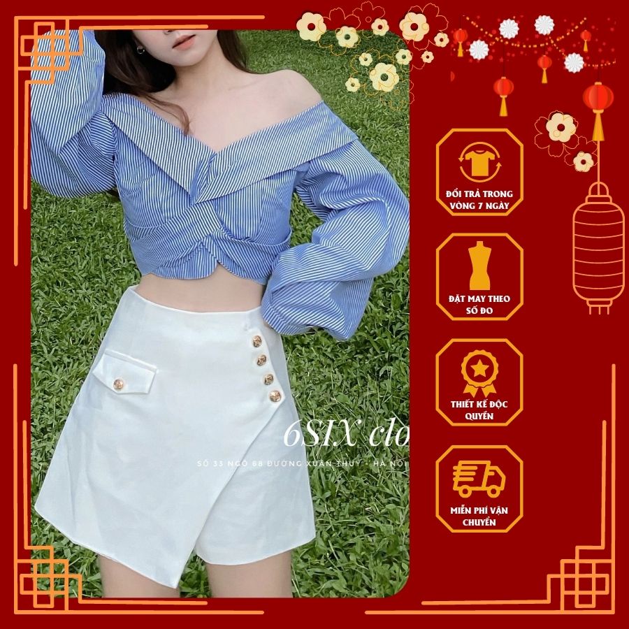 Quần váy cạp cát thiết kế