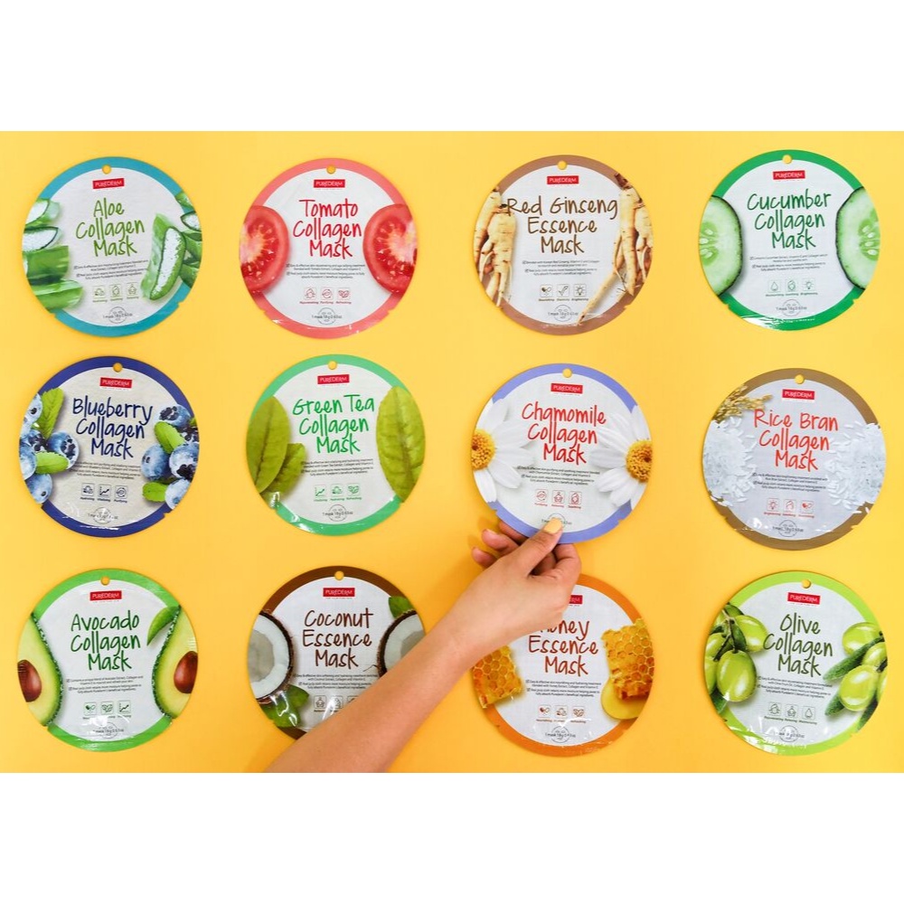 - Mặt nạ collagen Purederm collagen mask