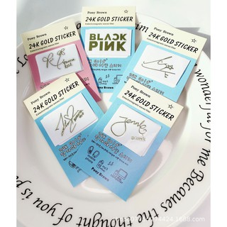 STICKER LOGO VÀ CHỮ KÝ BLACKPINK