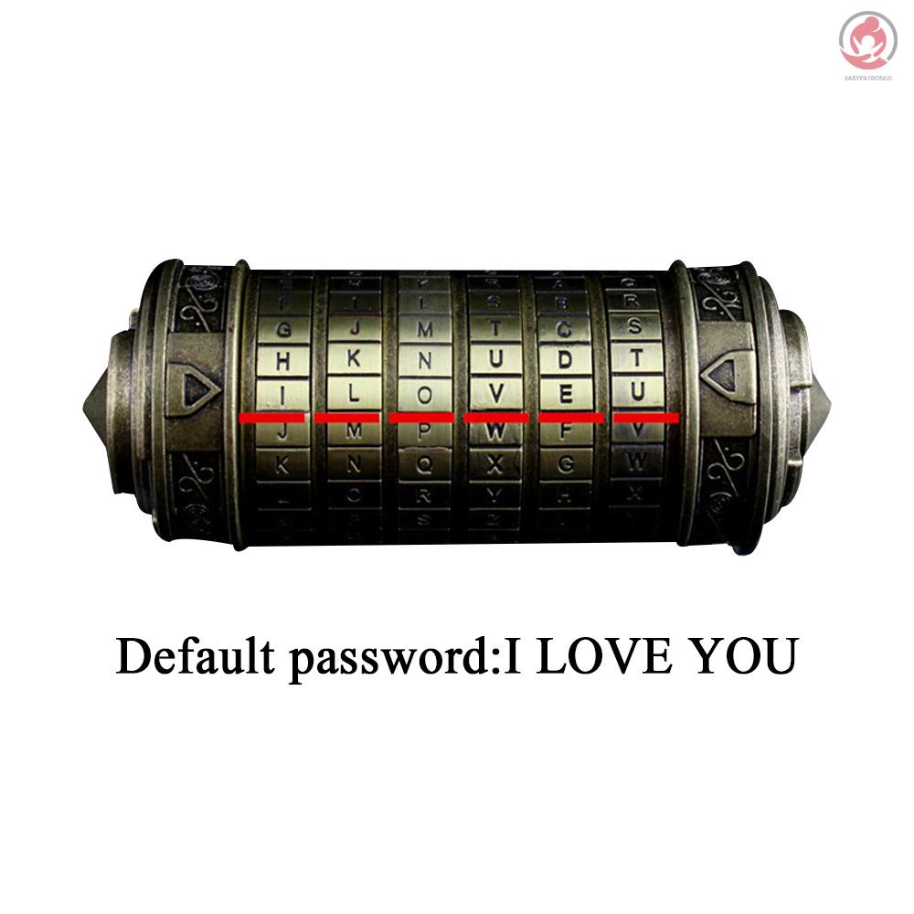 BAG Da Vinci Password Lock Educational Toy Decryption Code Valentine's Day Interesting Innovative Romantic Birthday Gifts for Girlfriend Wife