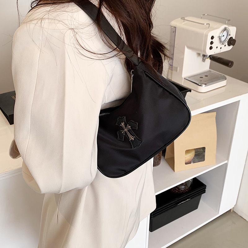 Túi Xách Đeo Vai / Kẹp Nách Chất Liệu Nylon Phong Cách Mới Mùa Hè 2022 Cho Nữ