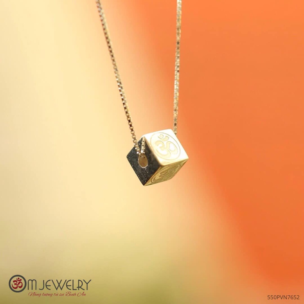 DÂY CHUYỀN CHARM OM VUÔNG S950