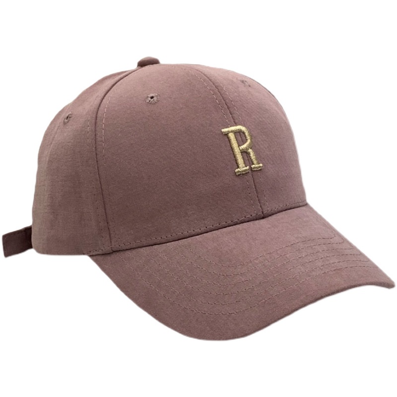 Mũ lưỡi trai cứng chống nắng thêu chữ phong cách Hàn Quốc thời trang xuân hè cho nam và nữ