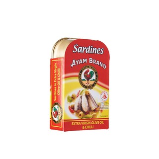 Cá trích ngâm ớt và dầu oliu hiệu Ayam Brand hộp 120g