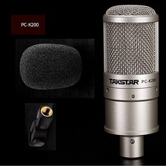 Micro thu âm Takstar PC-K200 livestream, thu âm, bảo hành 12【Chính hãng】(AT100-BM 900-AQ220-S8-V8-V9-V10)