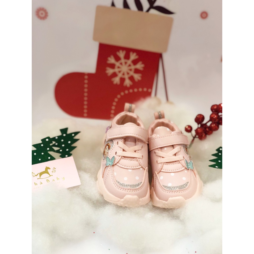 🐰 TIỆM NHÀ BABY GIÀY BATA HÔNG PHỐI HÌNH CÔNG CHÚA SOPHIA SIÊU XINH