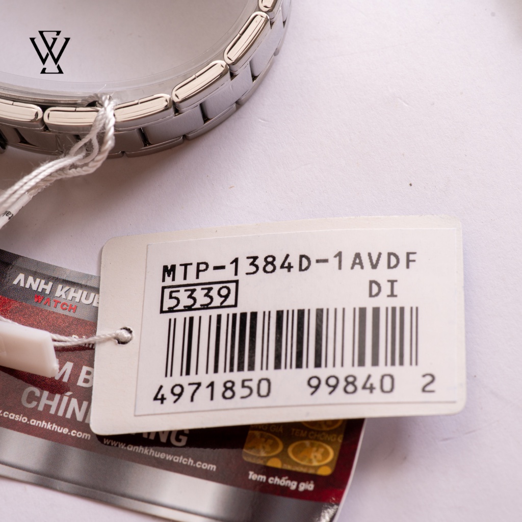 Đồng Hồ Quartz Nam Casio WATCHSTORE MTP-1384D-1A, Kính Khoáng 41mm, Độ Chống Nước 10ATM, Dây Kim Loại, Vỏ Thép Không Gỉ