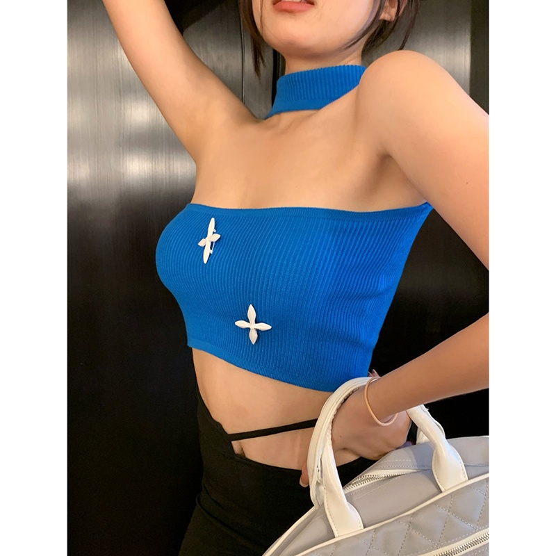 Áo Ống Ngắn Không Dây Kiểu Dáng Ngọt Ngào Thời Trang Mùa Hè Cho Nữ