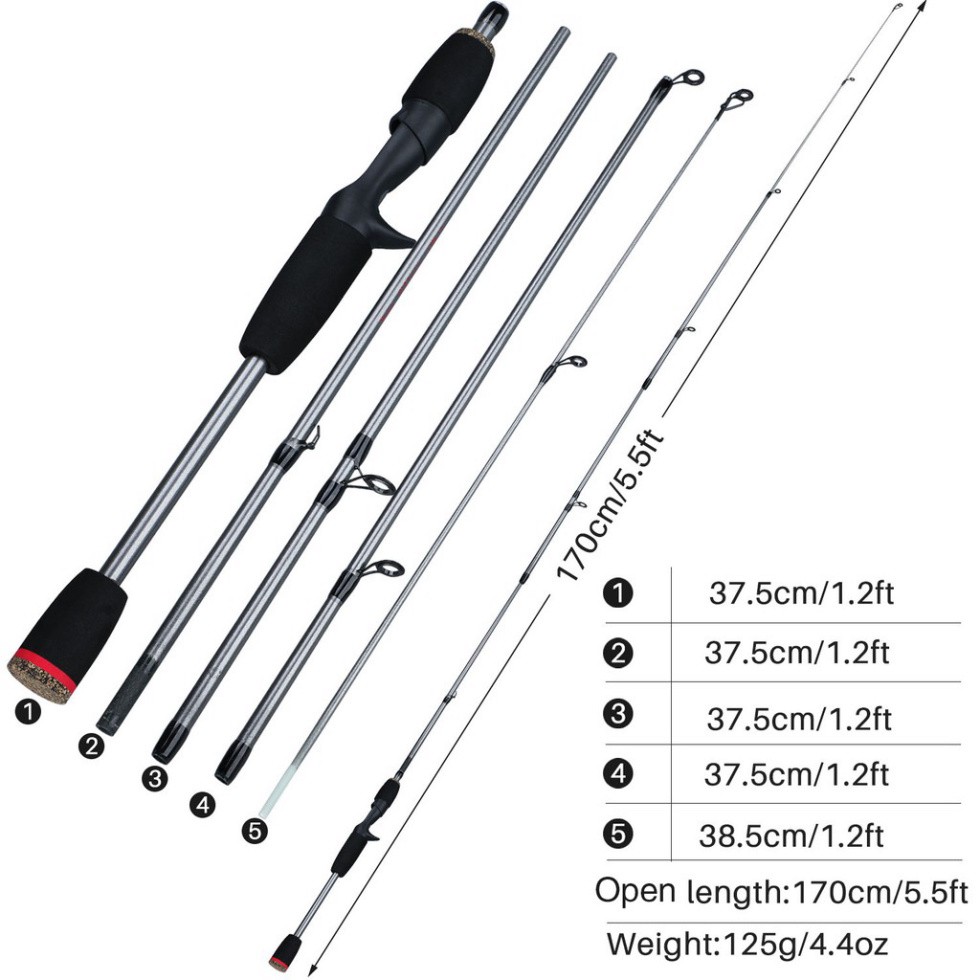 Sale 69% Cần câu Sougayilang 2 khớp nối dài 1m8 chịu tải 10kg chất liệu nhẹ,01#( Spinning RoD ) Giá gốc 185000đ- 40C144