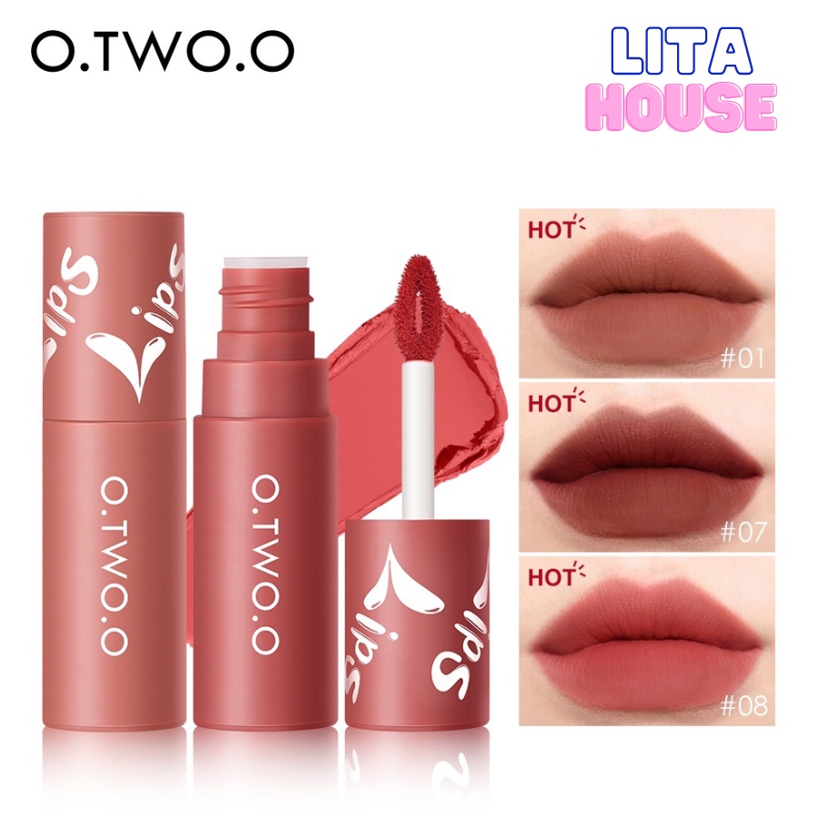 Son Môi Kiêm Má Hồng O.TWO.O Lâu Trôi Và Chống Thấm Nước Cao Cấp 2.0g 9144