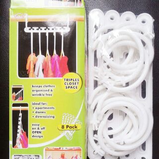 Combo 8 Móc Treo Quần Áo Đa Năng