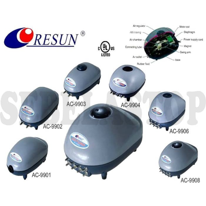 Máy Sục Khí Oxy Resun Ac 9903
